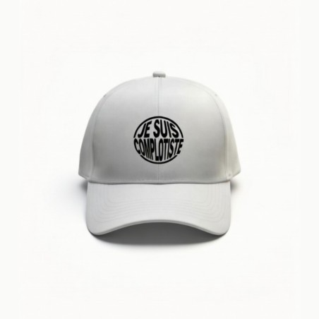 Casquette Blanche / Logo Noir