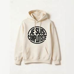Sweat-Shirt Blanc JE SUIS COMPLOTISTE