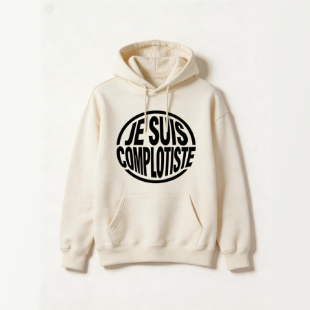 Sweat-Shirt Blanc JE SUIS COMPLOTISTE