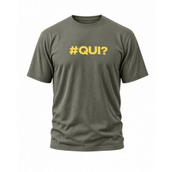 T-Shirt Vert - #QUI?