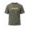 T-Shirt Vert - #QUI?